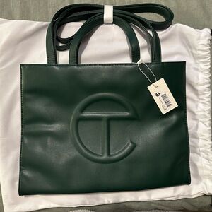 Telfar Medium Shopper - Dark Olive (NWT)
